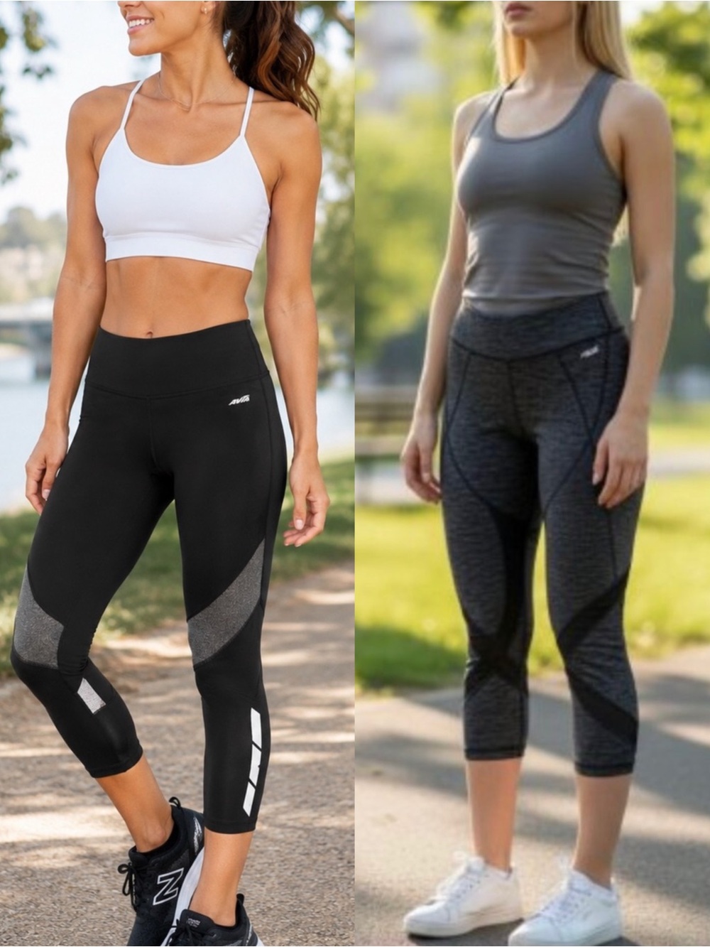 2 Pair Athletic Leggings AVIA